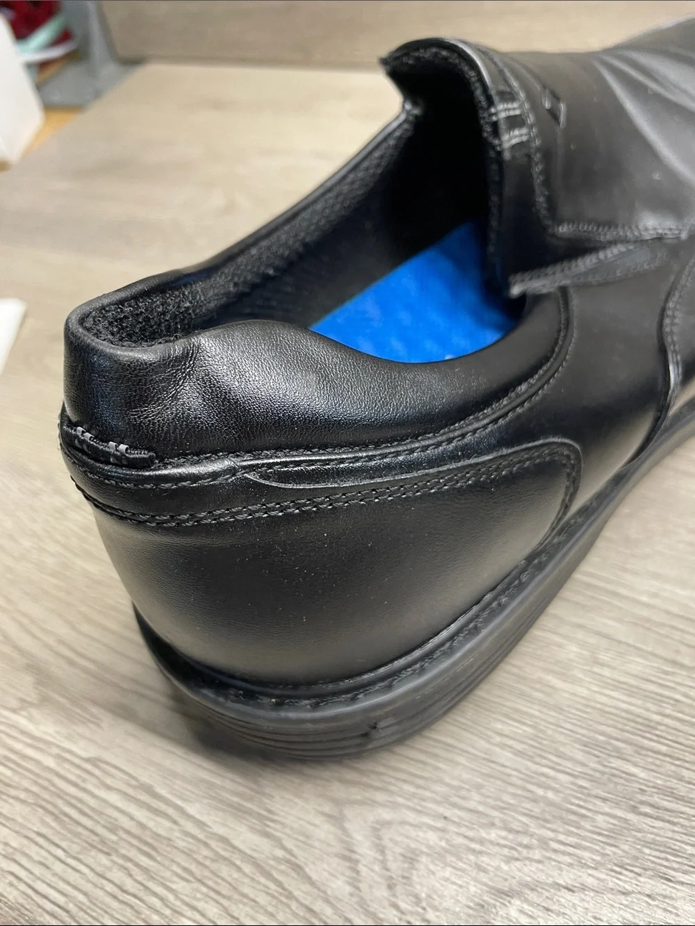 Nunn Bush Black Leather Slip-On Casual Loafers #1101